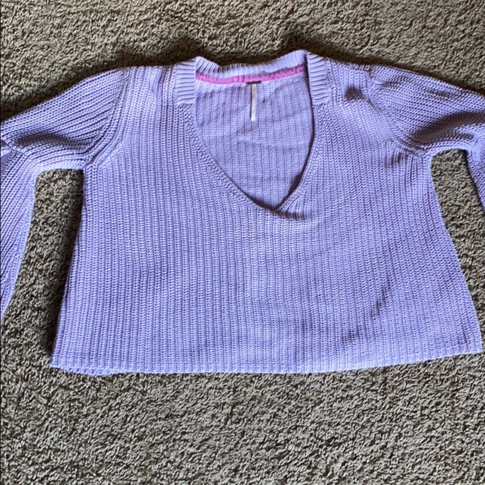 Free People bell sleeve sweater